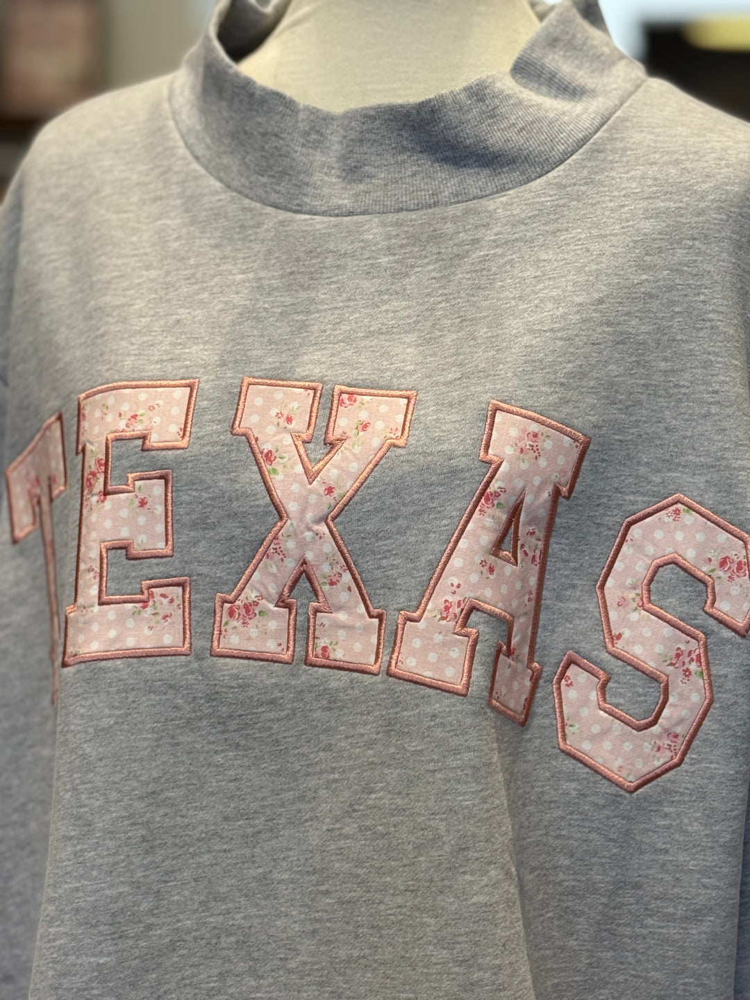 Gemma Texas Mockneck Sweatshirt