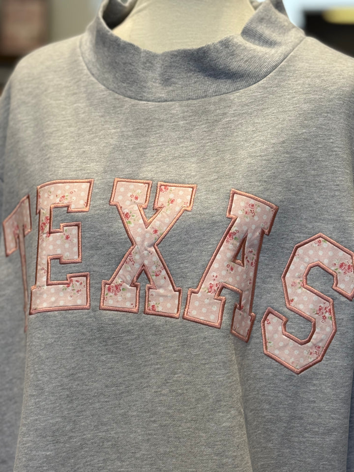 Gemma Texas Mockneck Sweatshirt