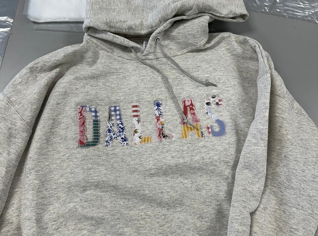 Dallas Patchwork Hoodie