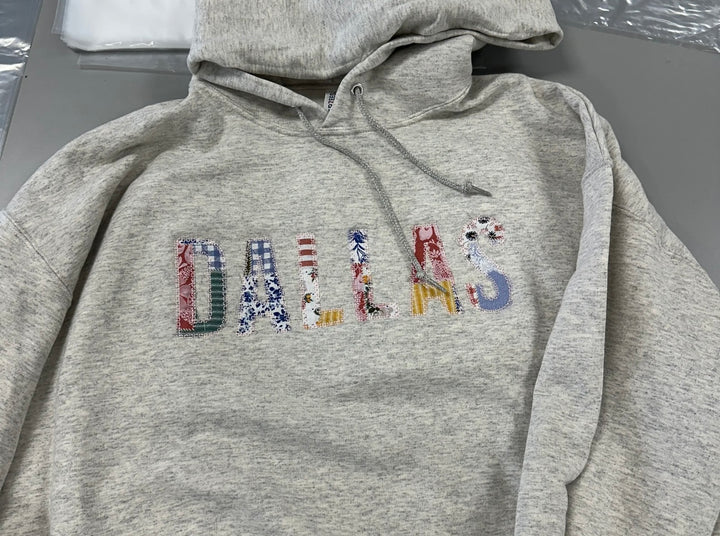 Dallas Patchwork Hoodie
