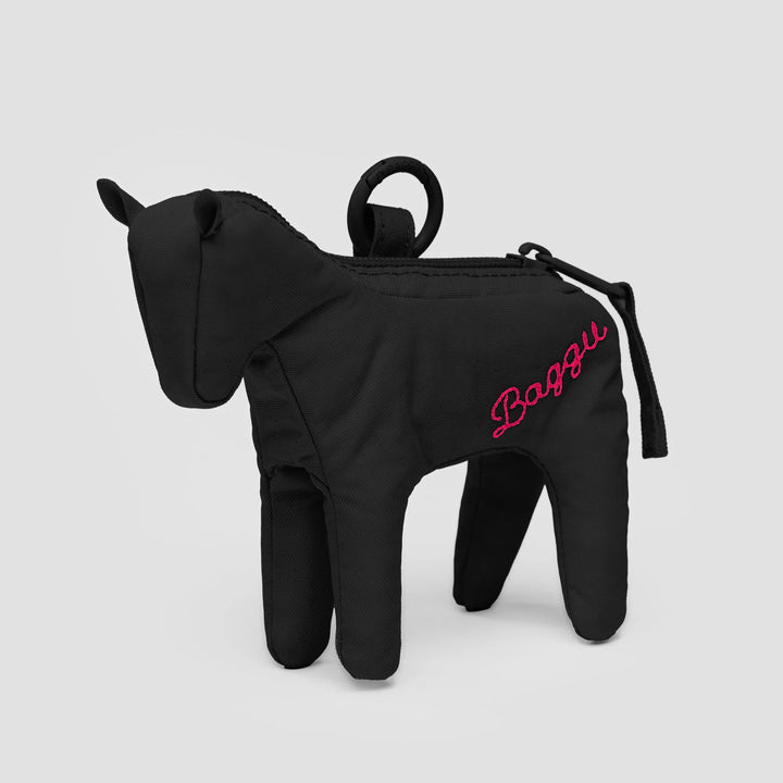 Baggu Horse Charm Black