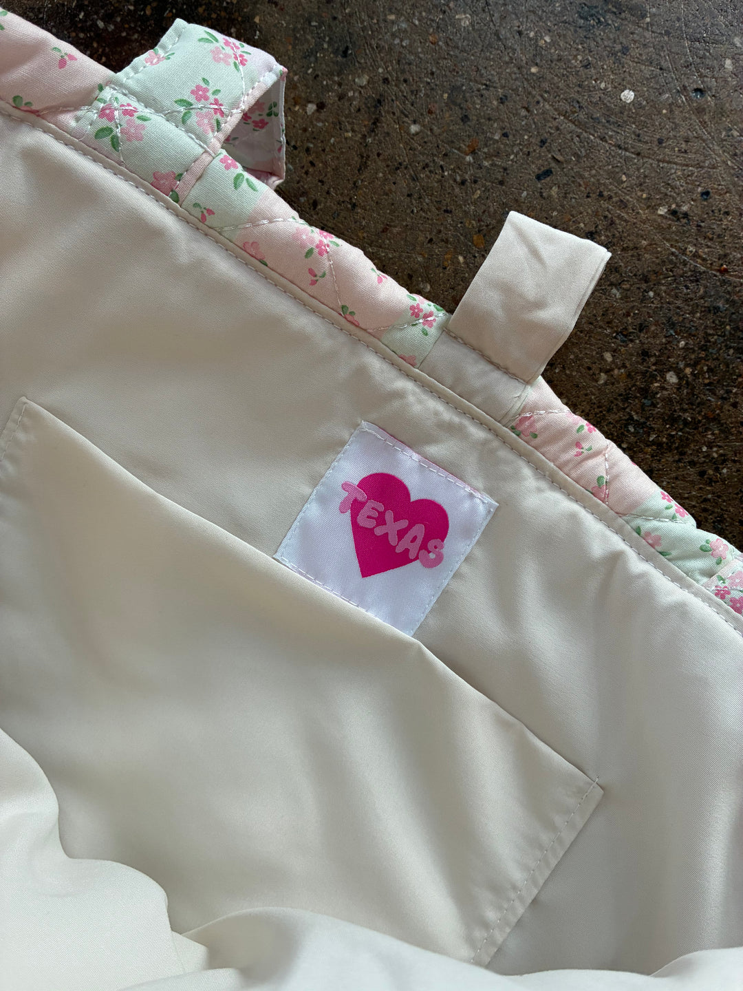 Stay Lovely Floral Tote Bag