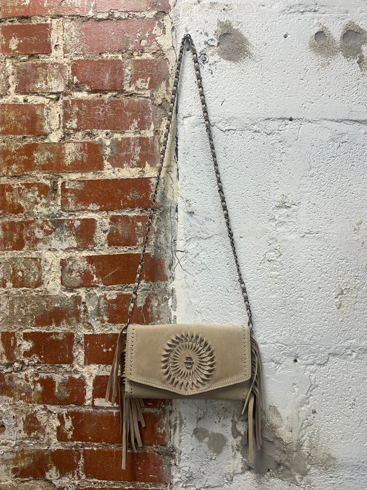 Stetson Suede Fringe Clutch
