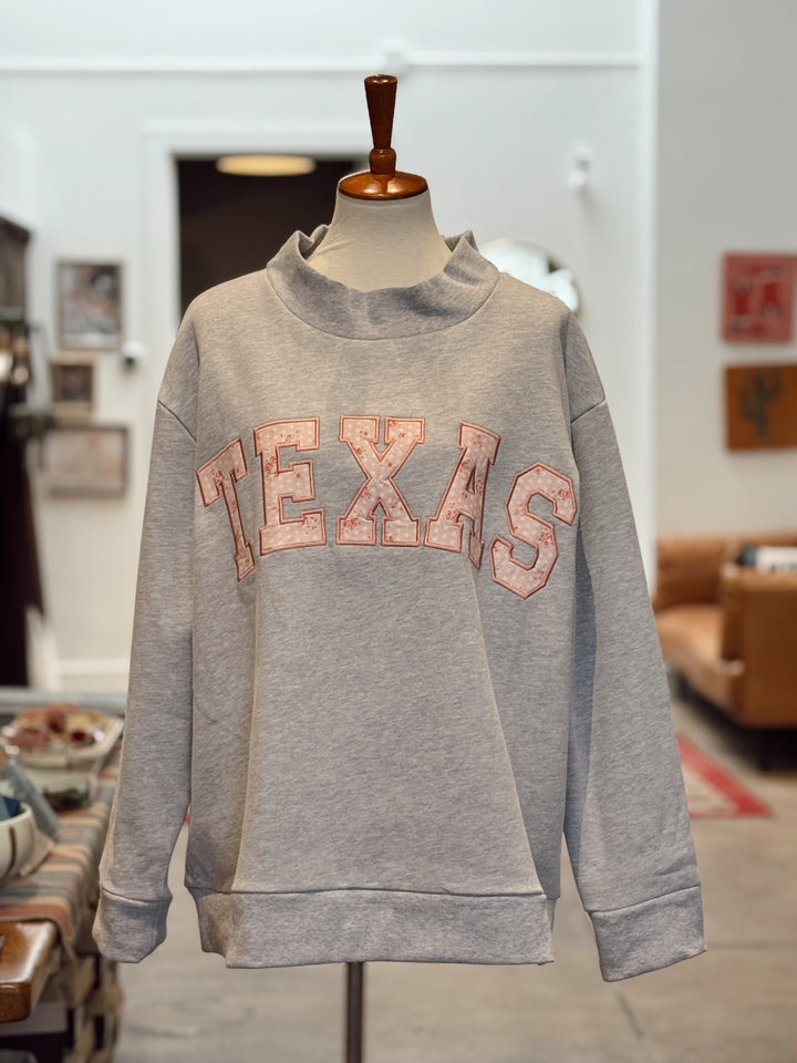 Gemma Texas Mockneck Sweatshirt