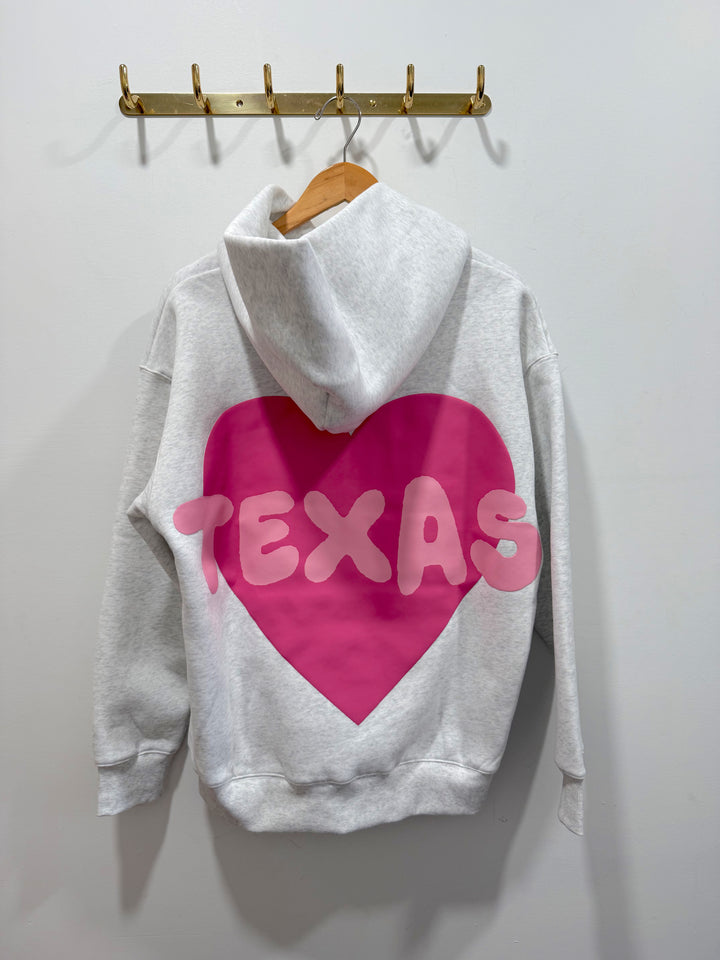 Texas Love Hoodie-Gray
