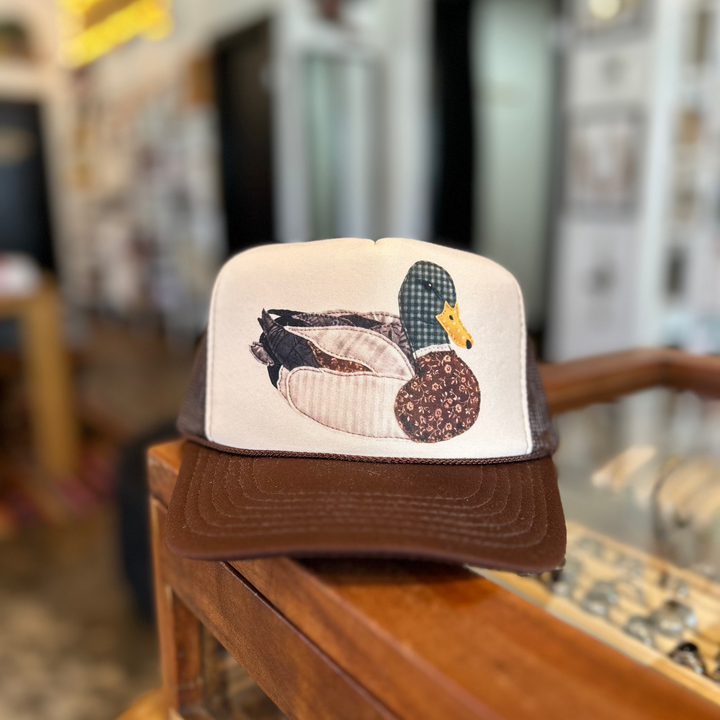 Grannys Patchwork Mallard Trucker Hat