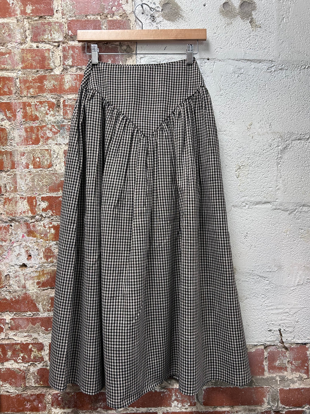 Starling Gingham Midi Skirt
