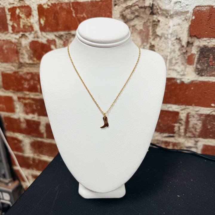 Itty Bitty Boot Necklace