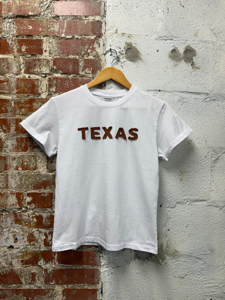 Texas Distressed Patch Baby Tee