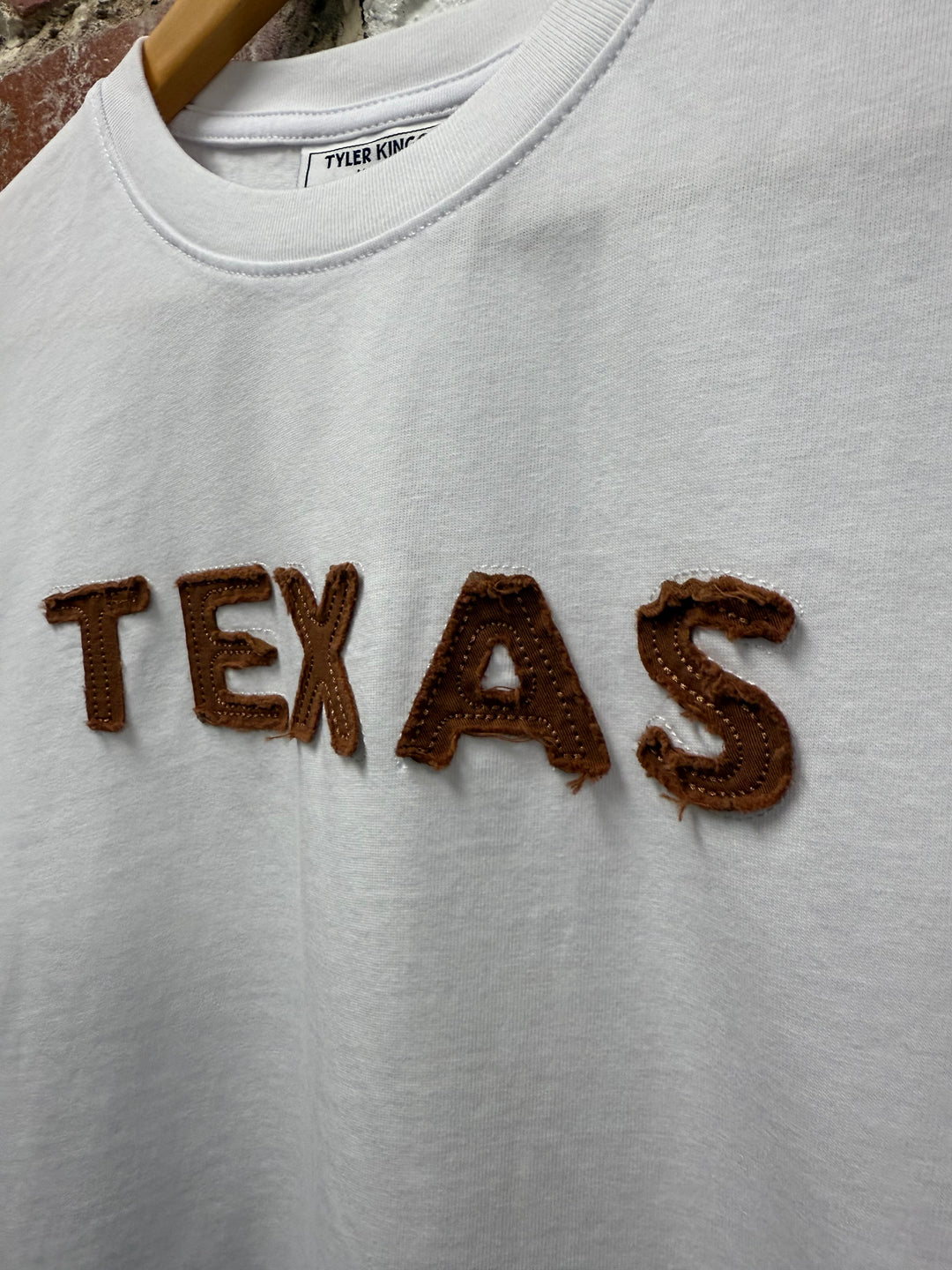 Texas Distressed Patch Baby Tee