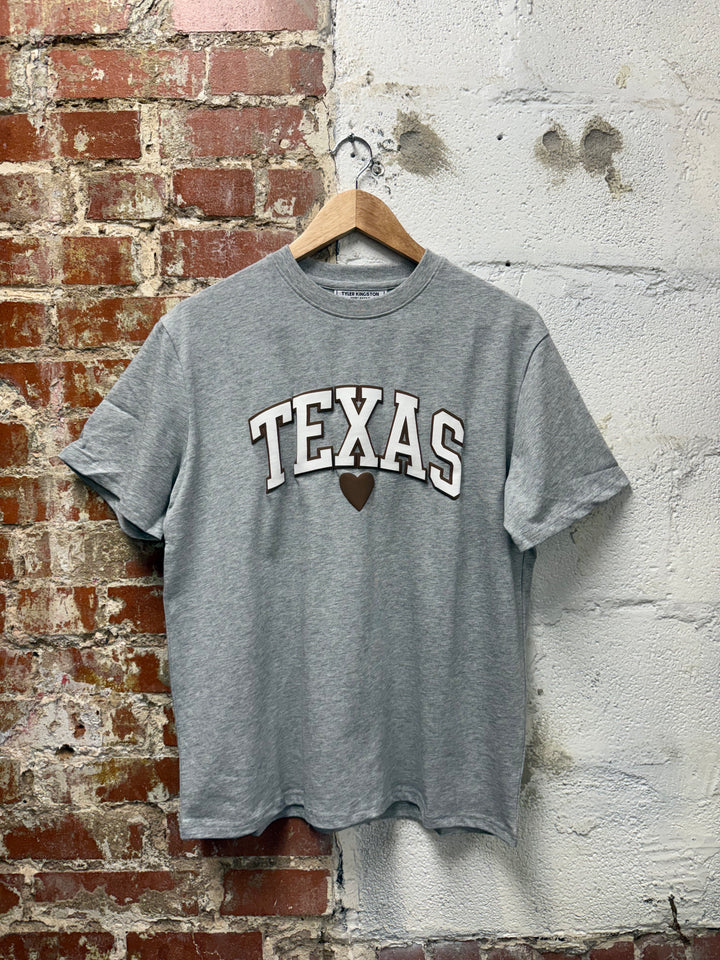 Texas Heart Puff Oversized Tee