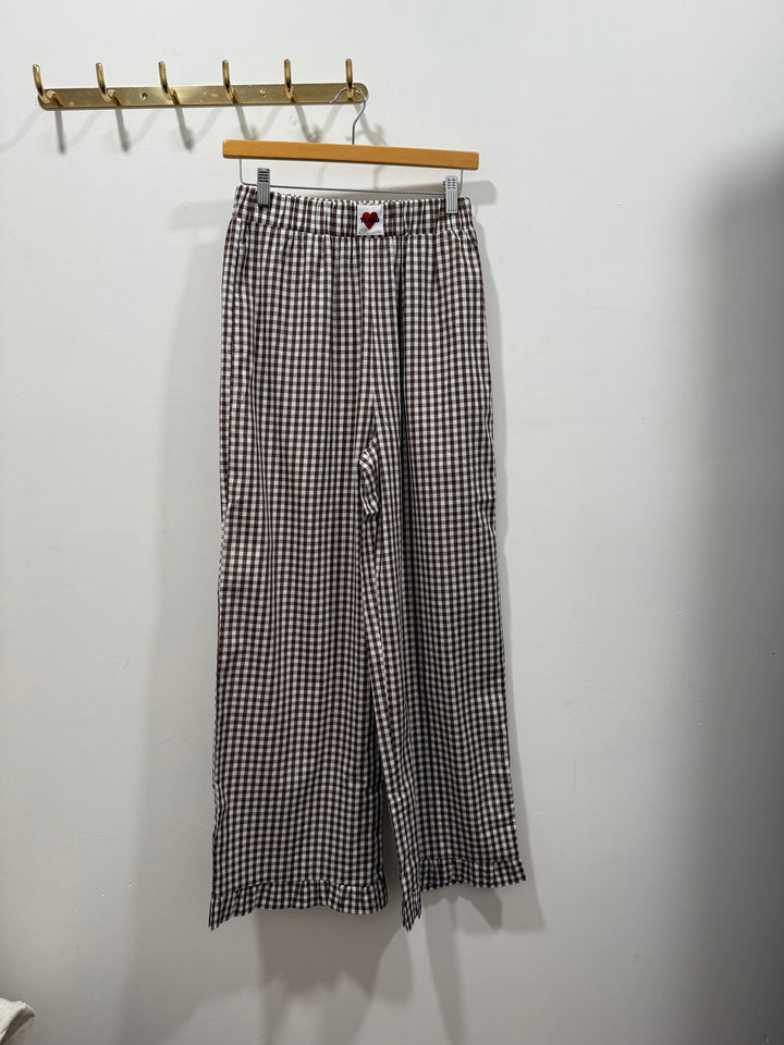 Goldie Gingham Ruffle Pants