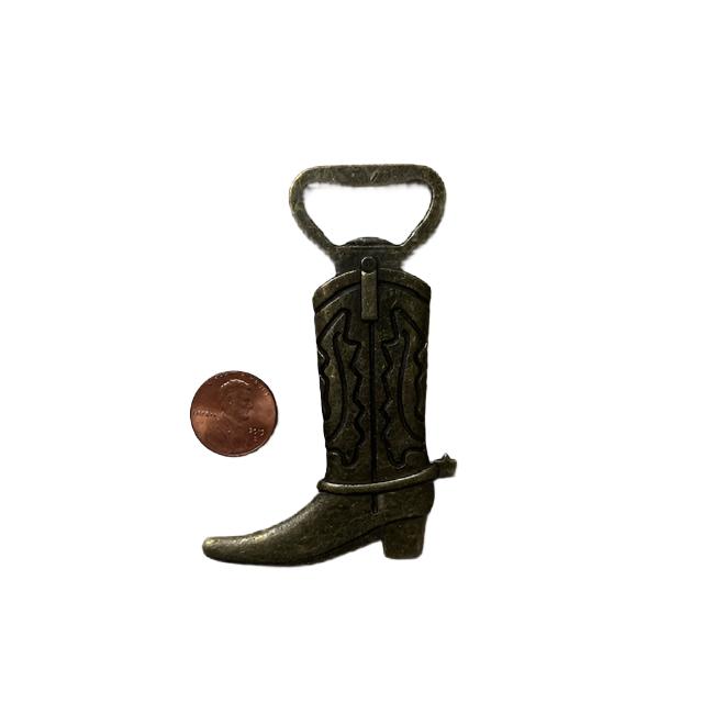 Brass Cowboy Boot Bottle Opener