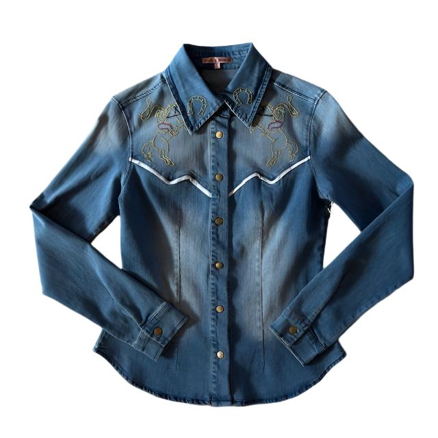 Willow Embroidered Denim Shirt