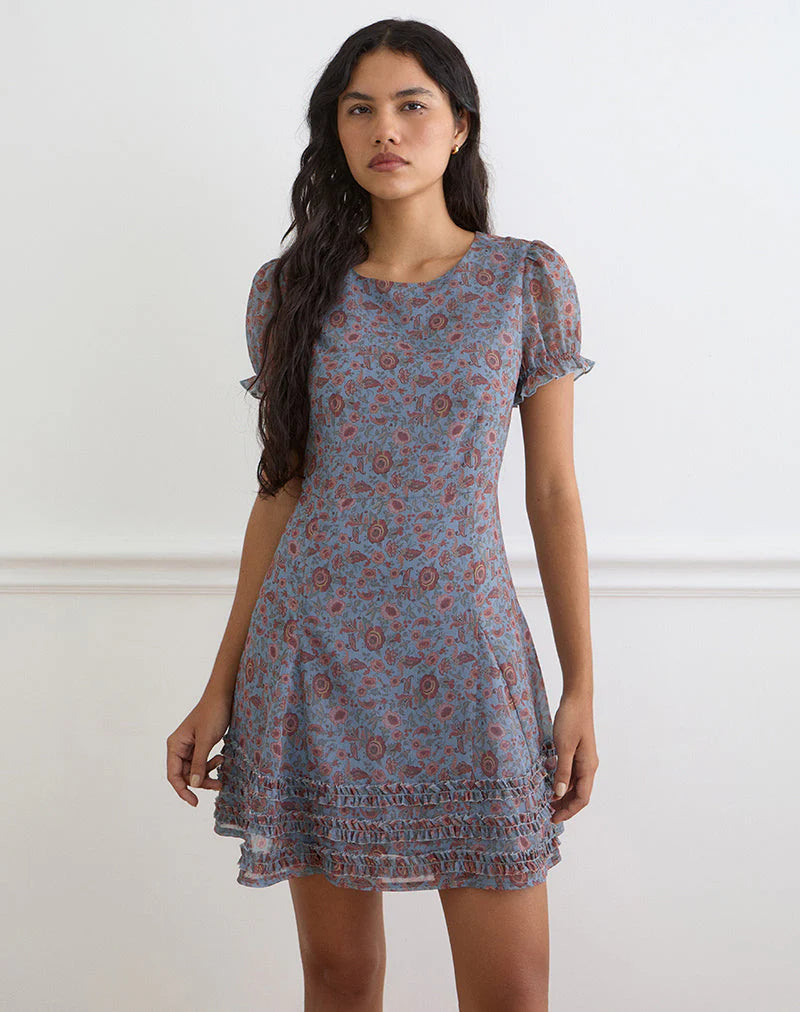 Koharu Chiffon Mini Dress