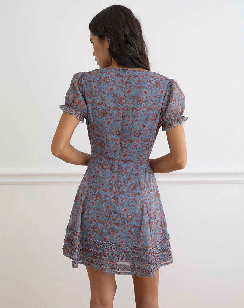 Koharu Chiffon Mini Dress