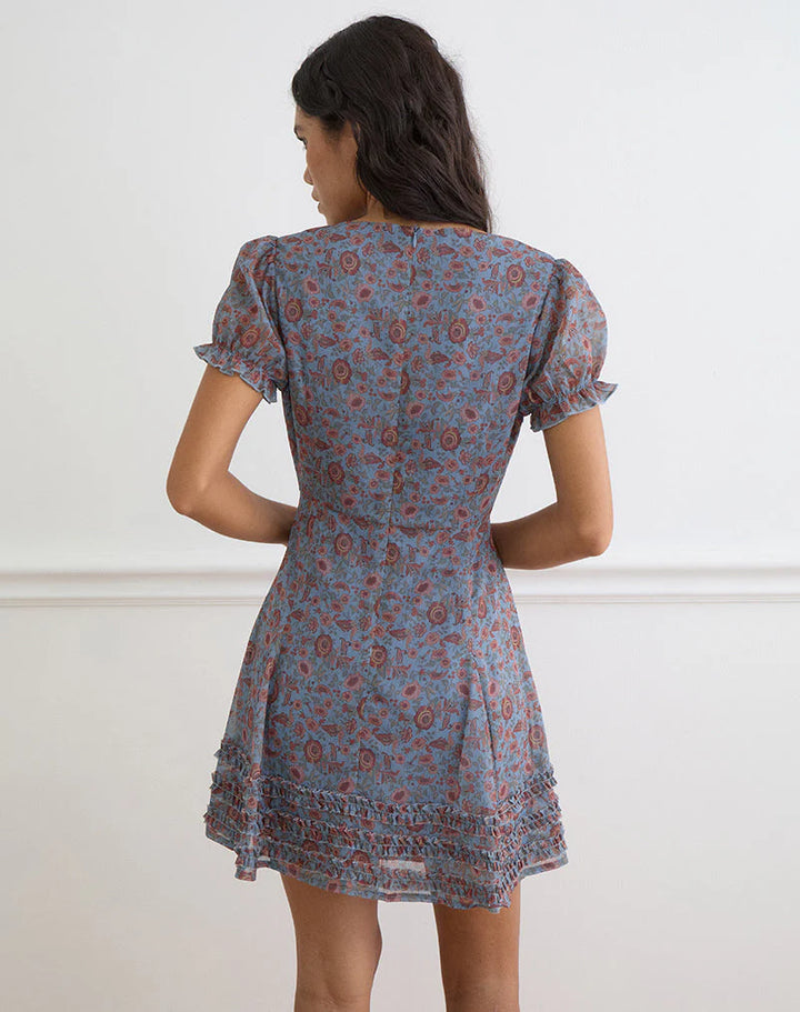 Koharu Chiffon Mini Dress