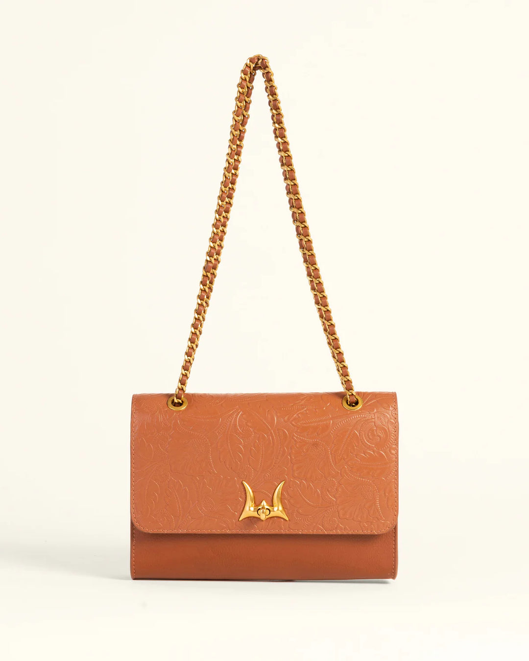 Savi Small Embossed Leather Bag