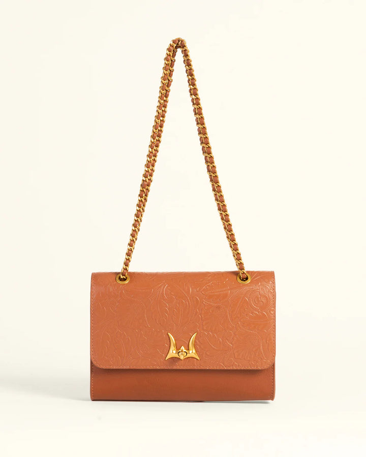 Savi Small Embossed Leather Bag
