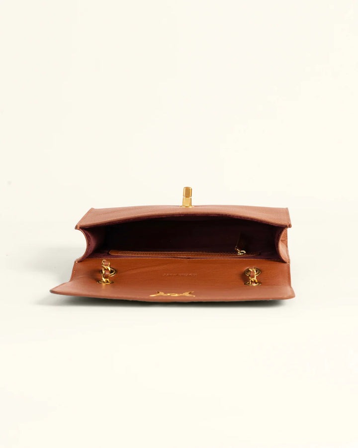 Savi Small Embossed Leather Bag