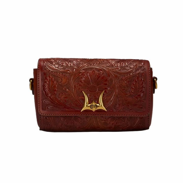 Savi Mini Tooled Leather Bag
