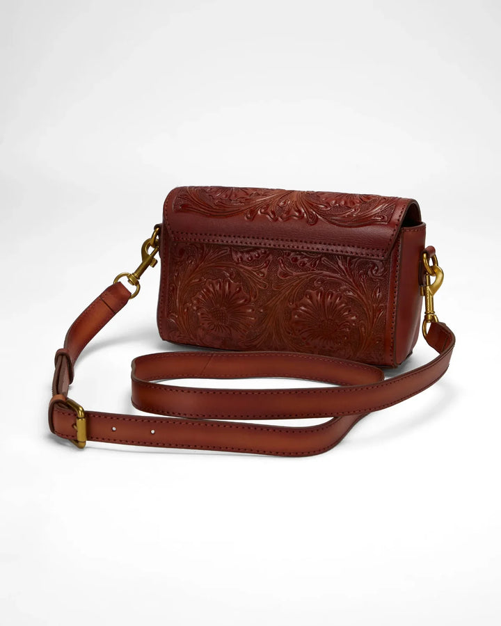 Savi Mini Tooled Leather Bag