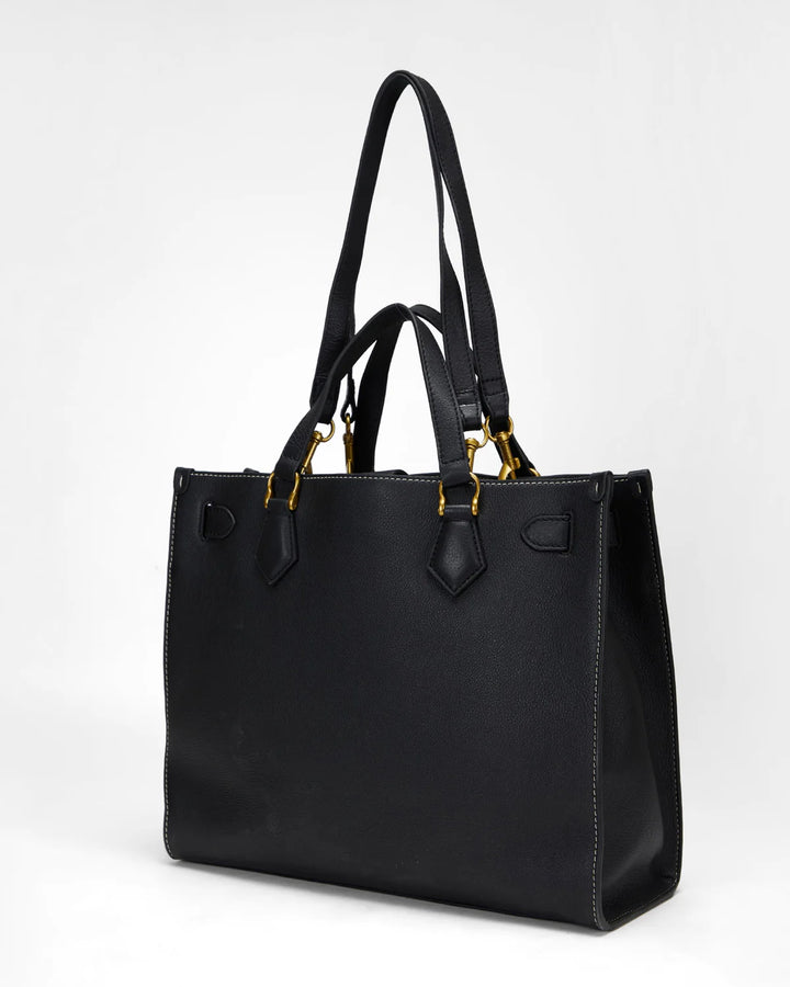Standard Medium Leather Tote Bag