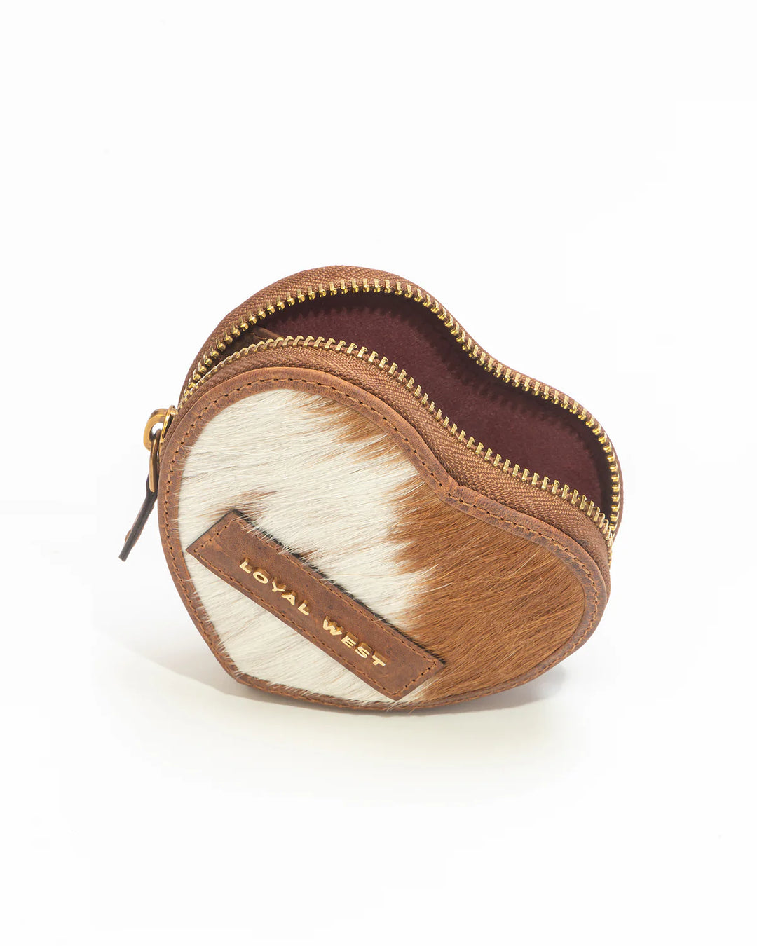 Cowhide Coin Pouch