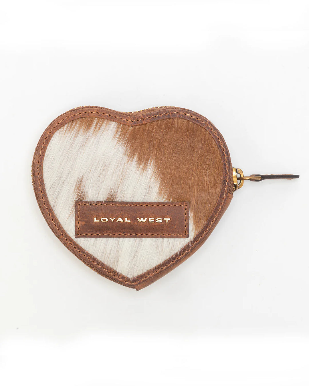 Cowhide Coin Pouch
