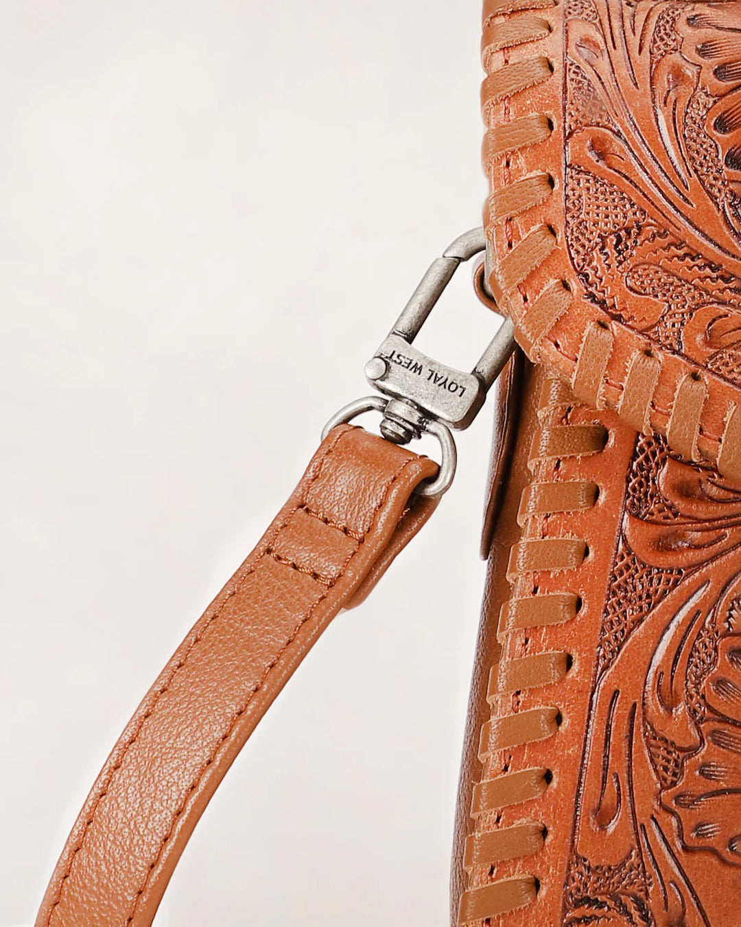 Leon Brown Leather Mini Purse