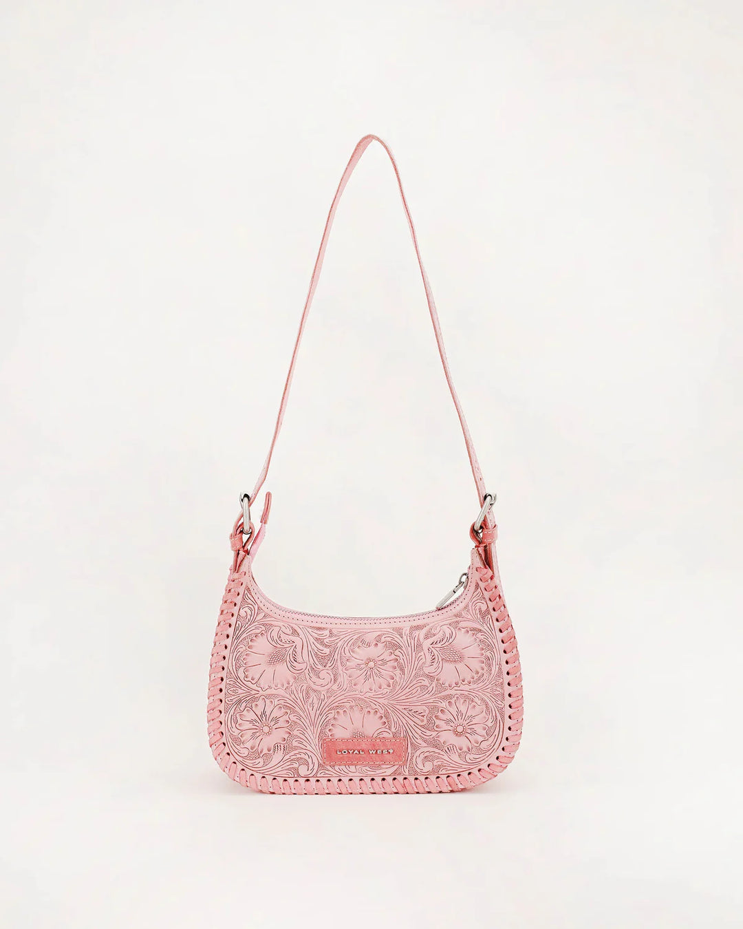 Dannia Pink Handtooled Leather Purse