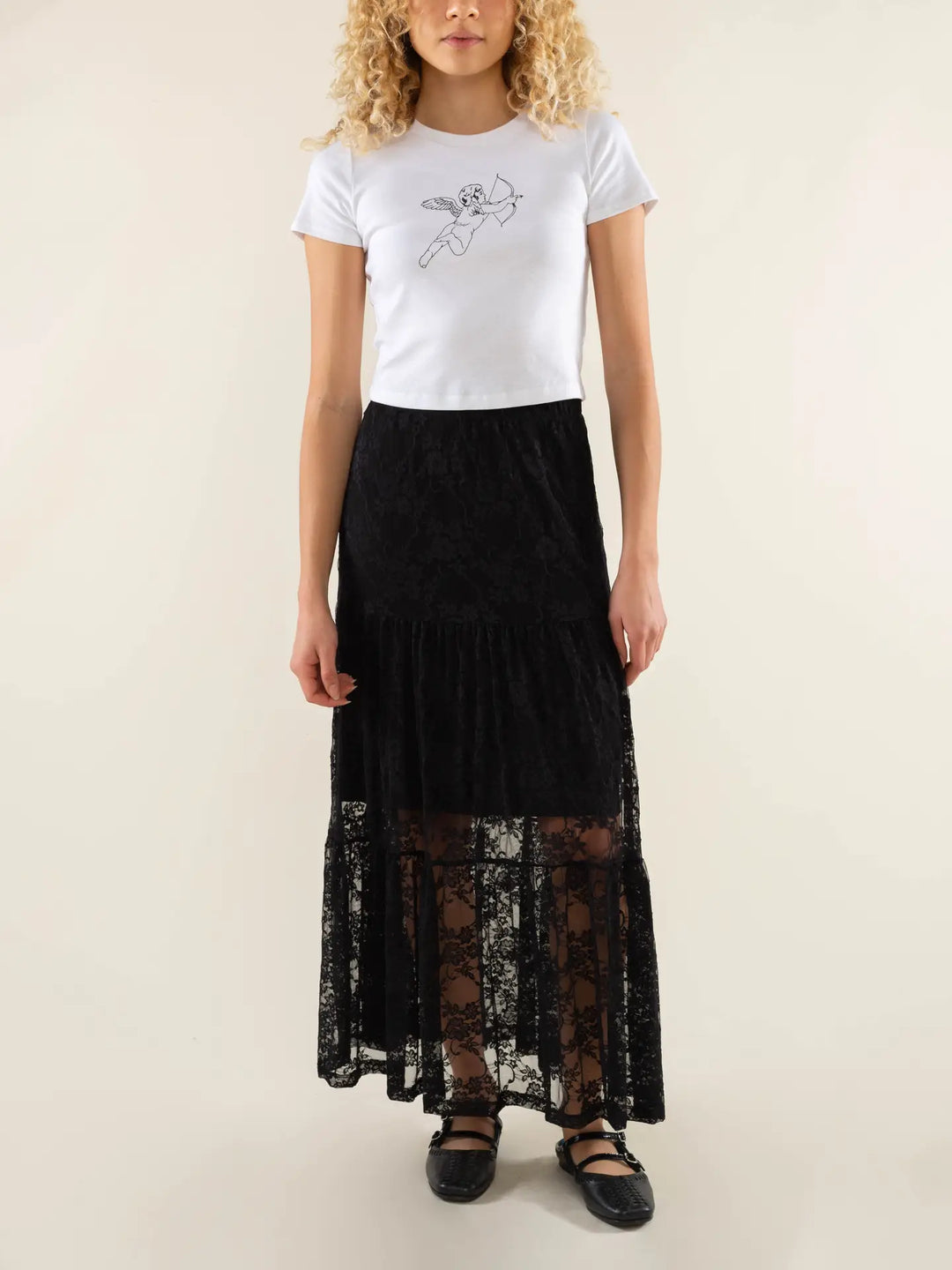 Floral Lace Skirt