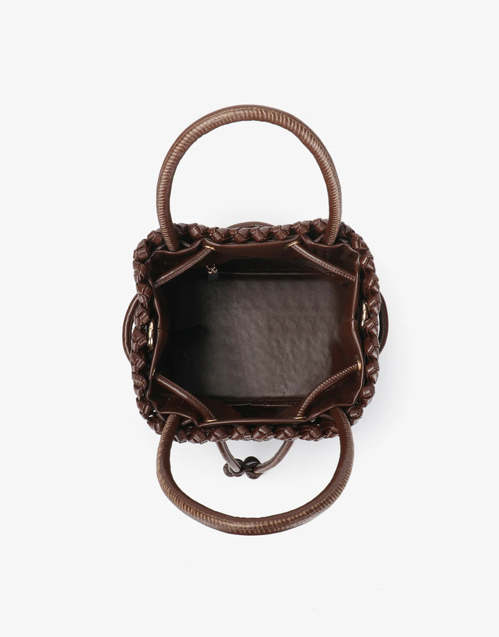 Perrie Bucket Woven Mini Bag