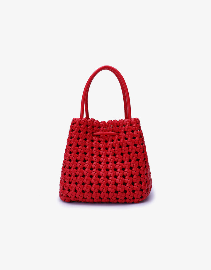 Perrie Bucket Woven Mini Bag