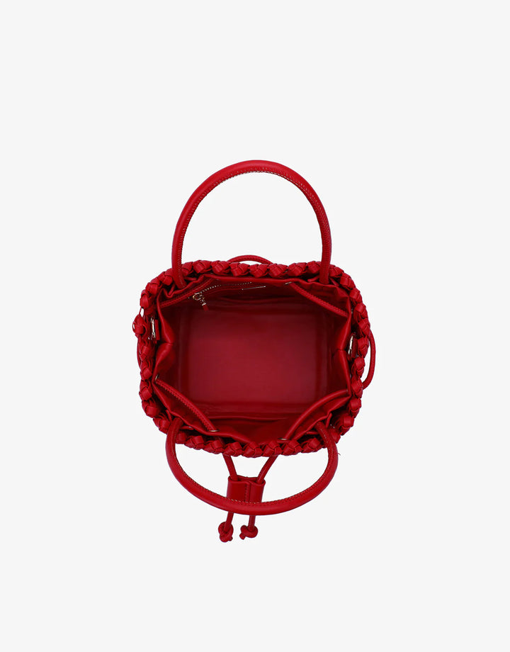 Perrie Bucket Woven Mini Bag