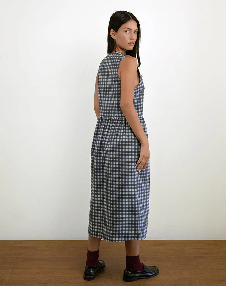 Prelith Gingham Midi Dress