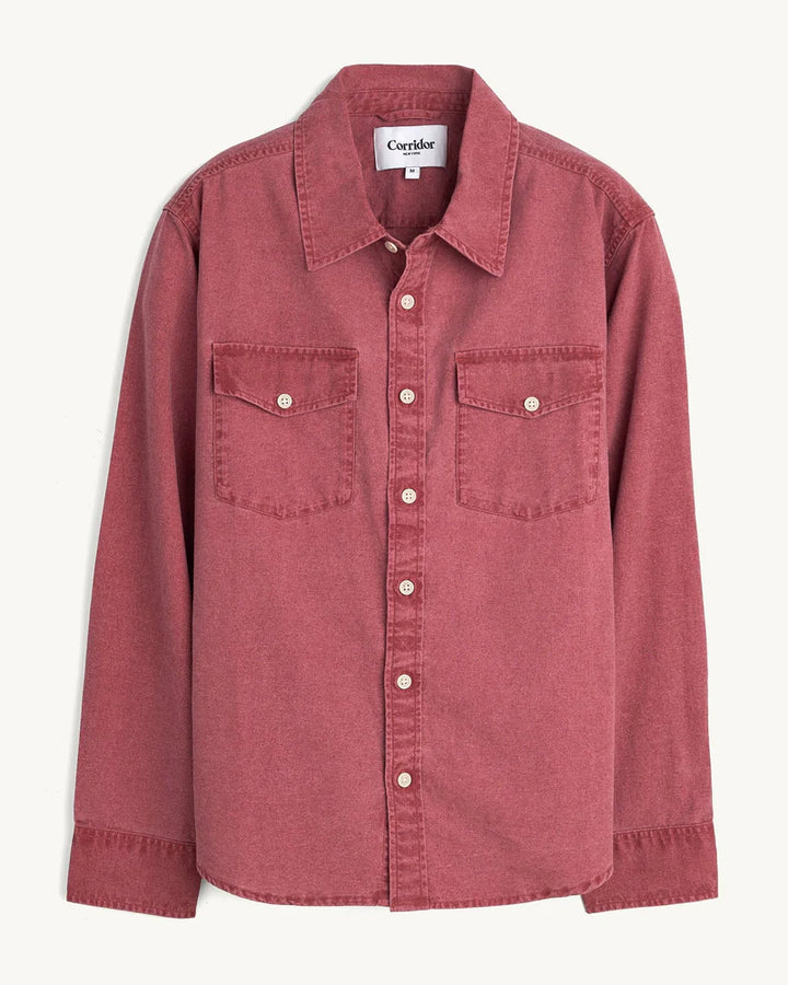 Pigment Dye Canvas LS Shirt