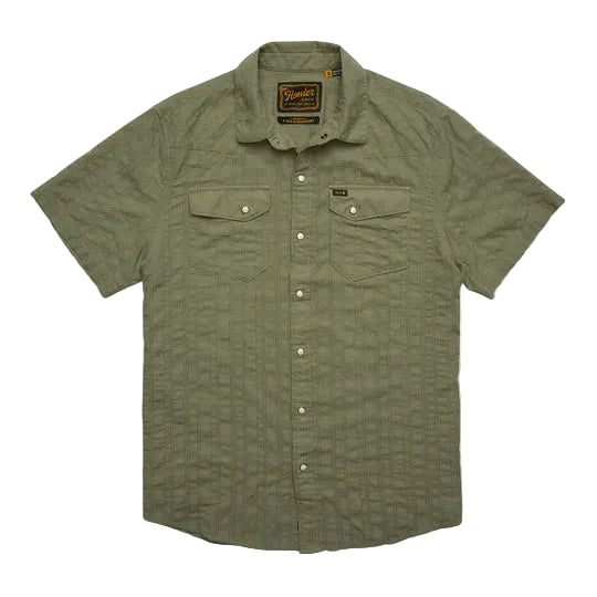 H Bar Snapshirt - Eyelet Stripe