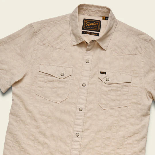 H Bar Snapshirt - Eyelet Stripe