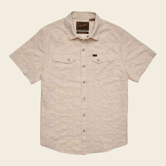 H Bar Snapshirt - Eyelet Stripe