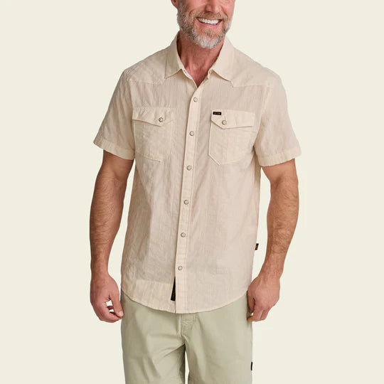 H Bar Snapshirt - Eyelet Stripe