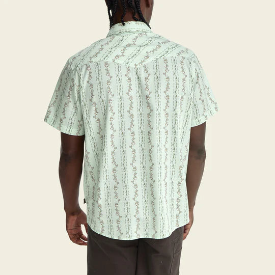 H Bar Snapshirt - Hibiscus Ribbons Mint