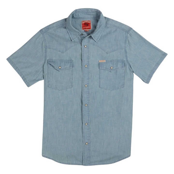 Wyatt Pearl Snap Denim Shirt