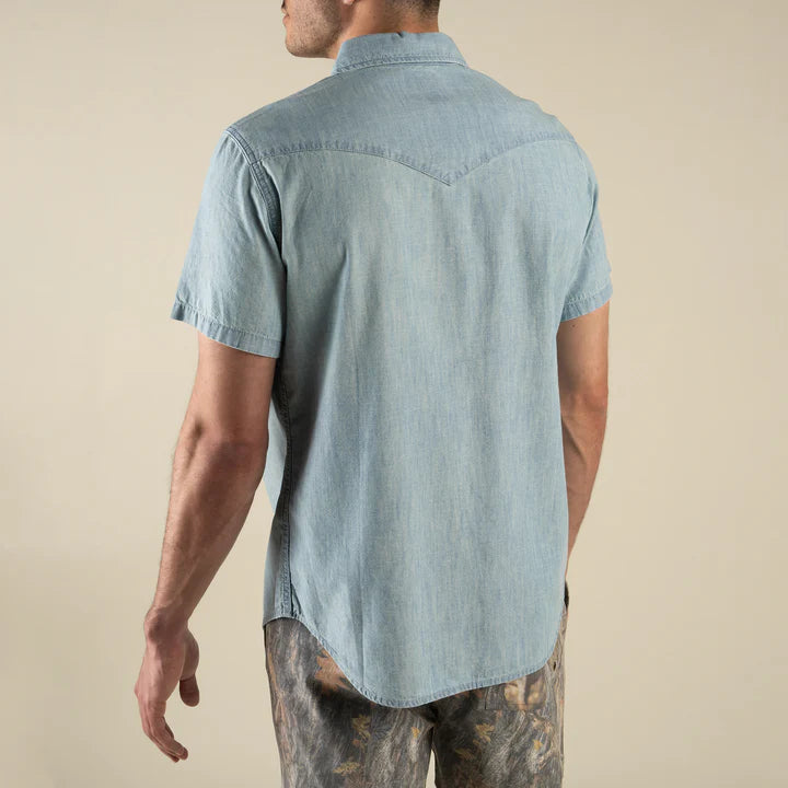 Wyatt Pearl Snap Denim Shirt