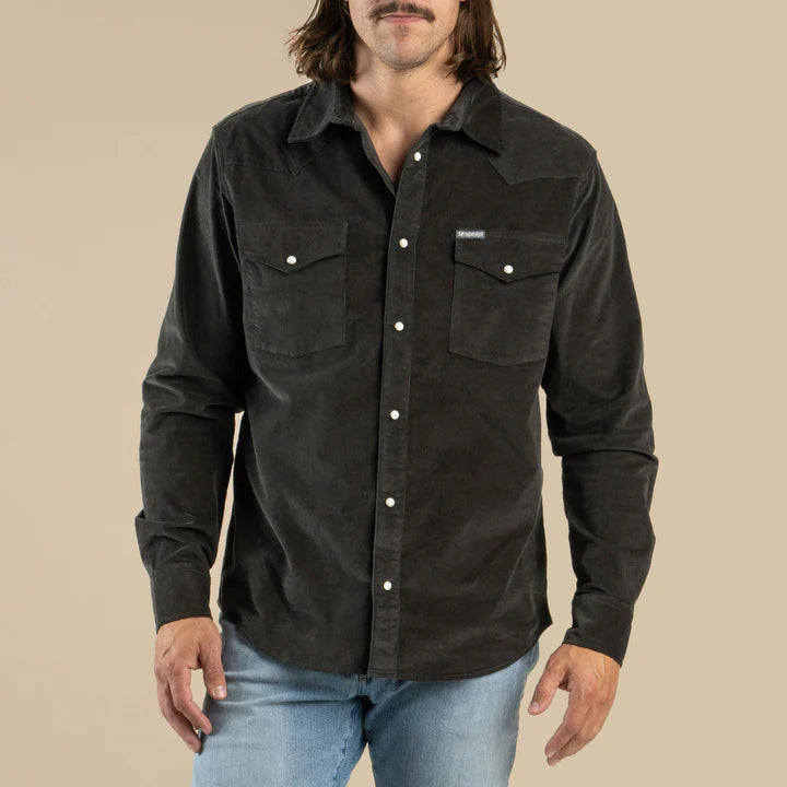 Wyatt Pearl Snap LS Corduroy Shirt