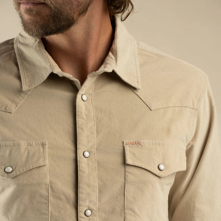 Wyatt Pearl Snap LS Corduroy Shirt