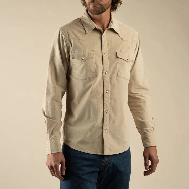 Wyatt Pearl Snap LS Corduroy Shirt