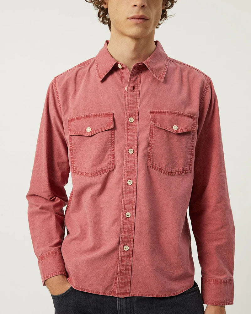 Pigment Dye Canvas LS Shirt