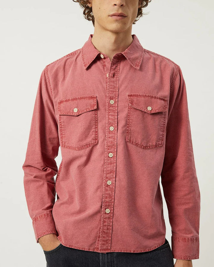 Pigment Dye Canvas LS Shirt