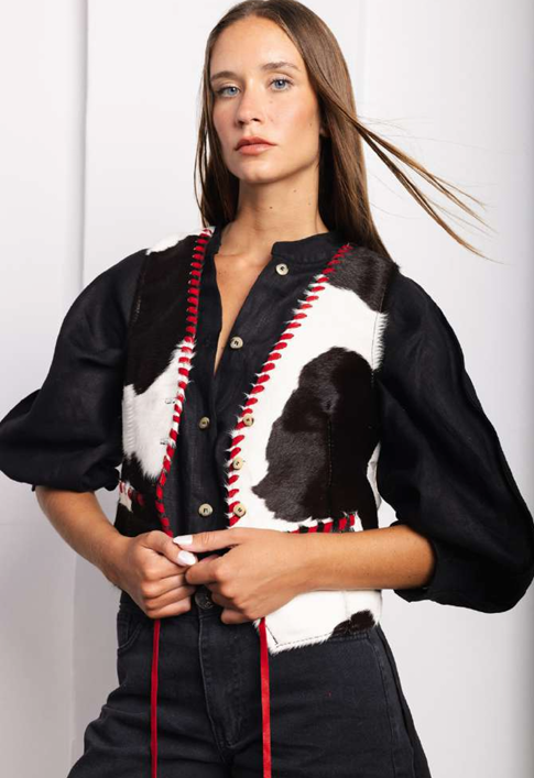 Lady Serrano Cowhide Vest